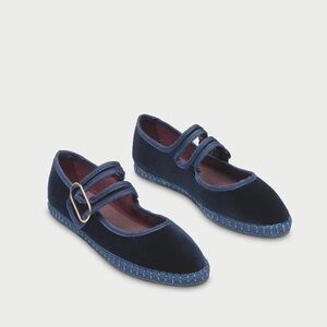 Flabelus Matilda Navy flats size 37 / 5.5
